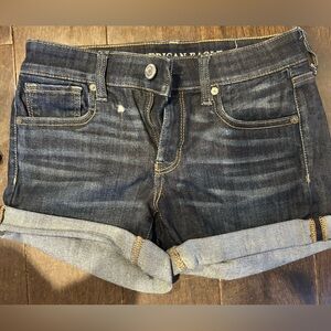 American Eagle girls jeans shorts, size 4